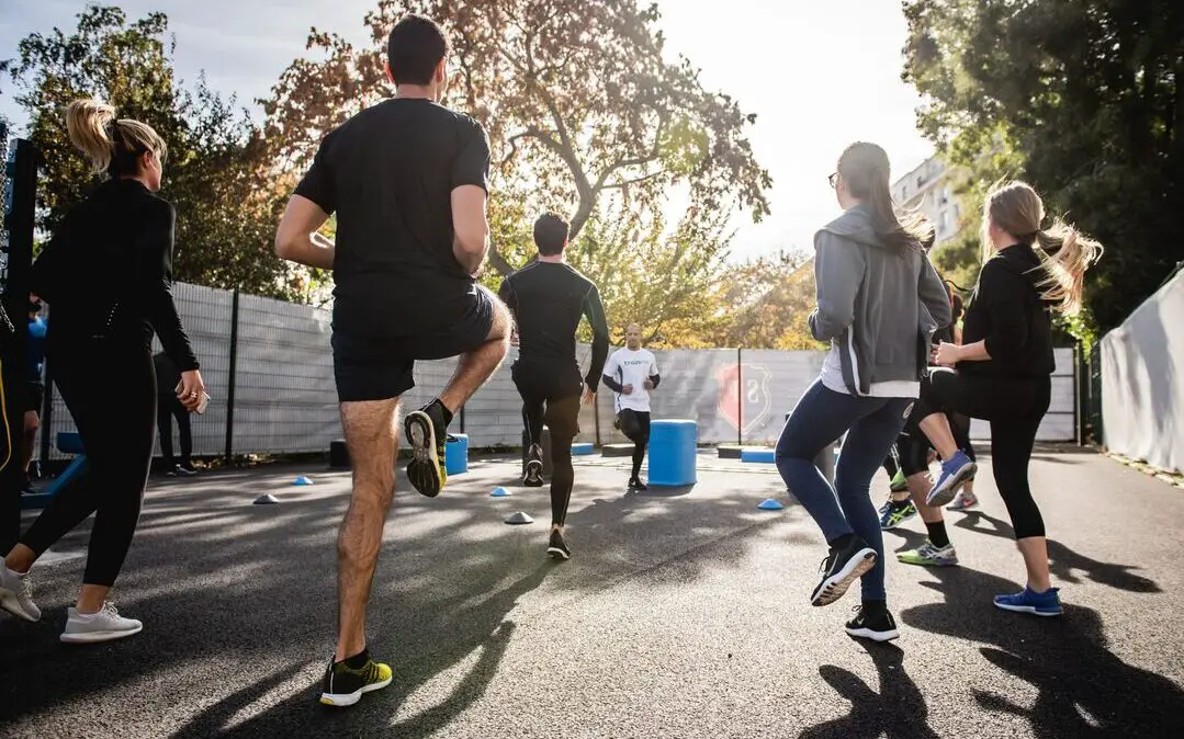 morning exercise, park, morning routine