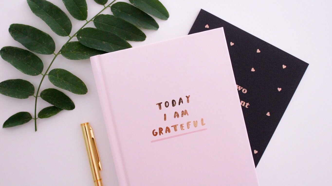 gratitude journal that says ' Today I am Grateful'