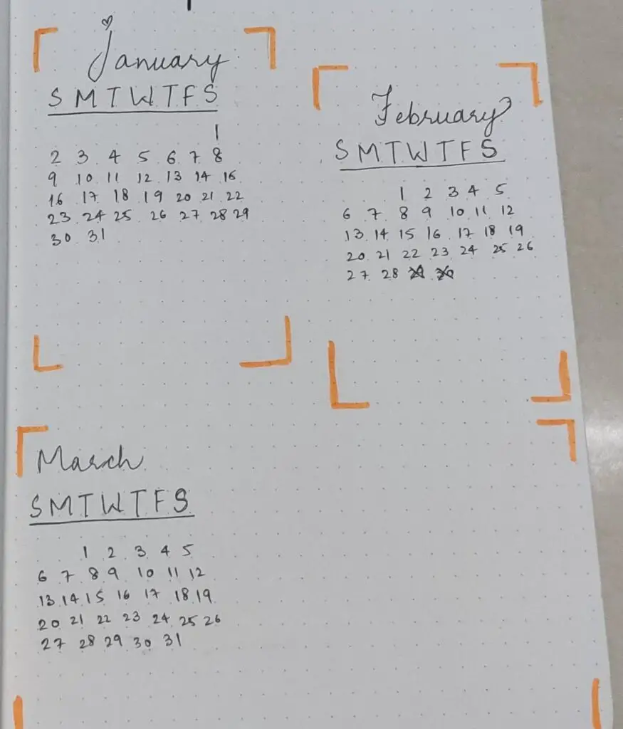 future log bullet journal