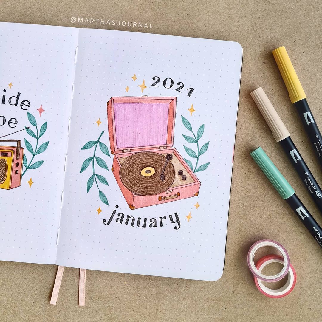 21+ Unique January Bullet Journal Ideas You Have To Try – Kokumber