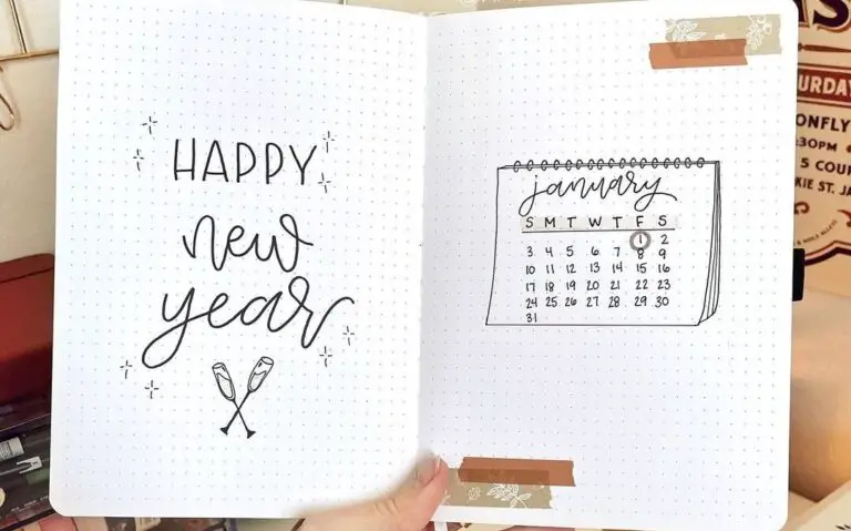 21+ Unique January Bullet Journal Ideas You Have To Try – Kokumber