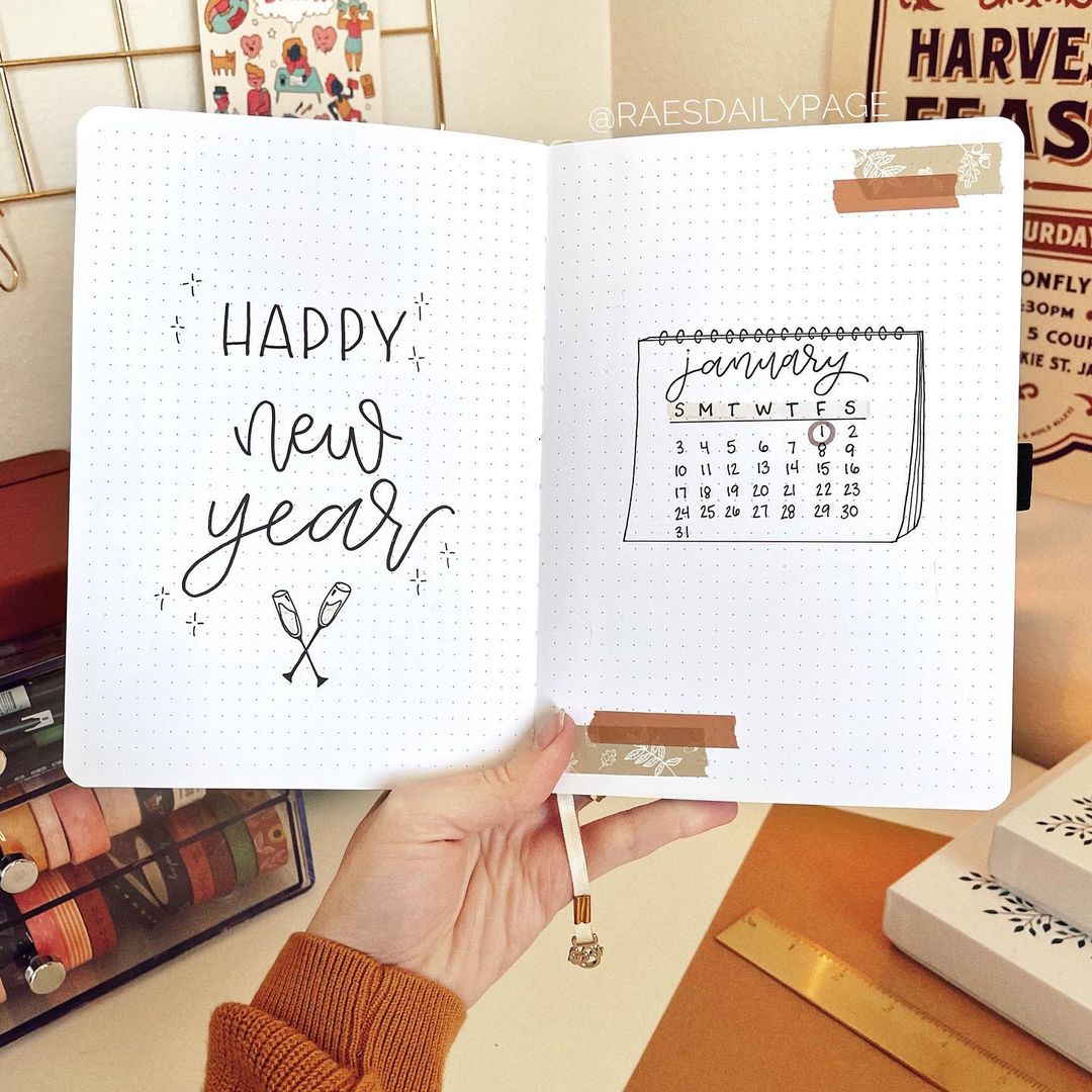 21+ Unique January Bullet Journal Ideas You Have To Try – Kokumber