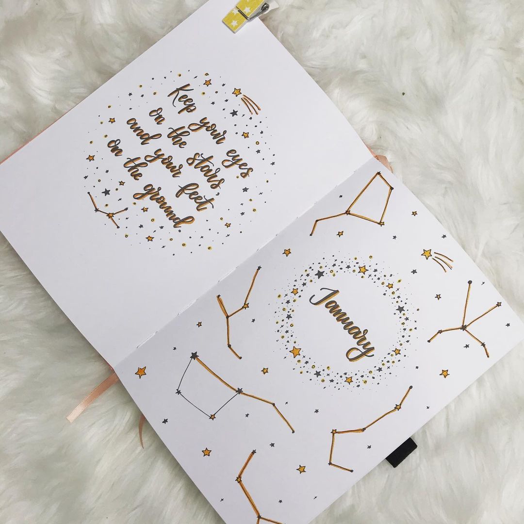 21+ Unique January Bullet Journal Ideas You Have To Try – Kokumber