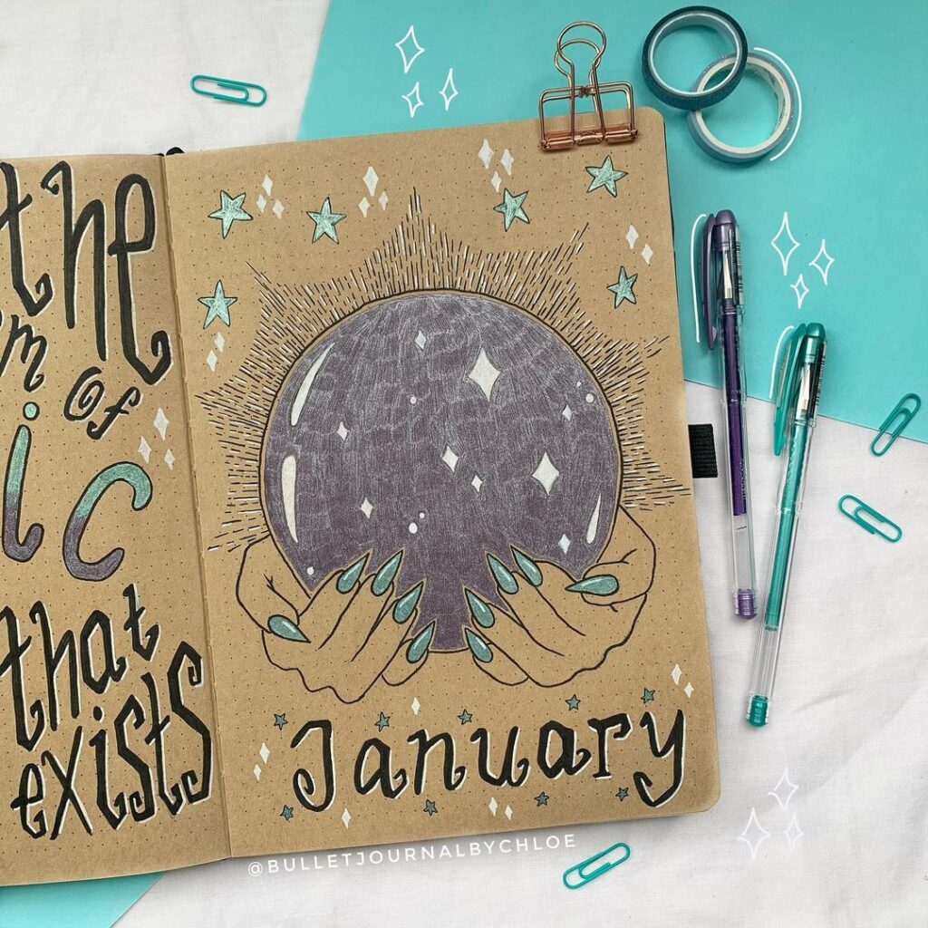 january bullet journal