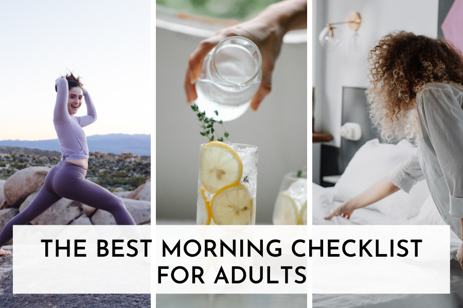MORNING CHECKLIST FOR ADULTS