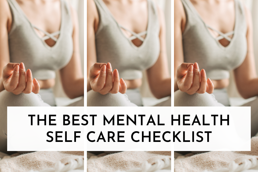 mental health self care checklist