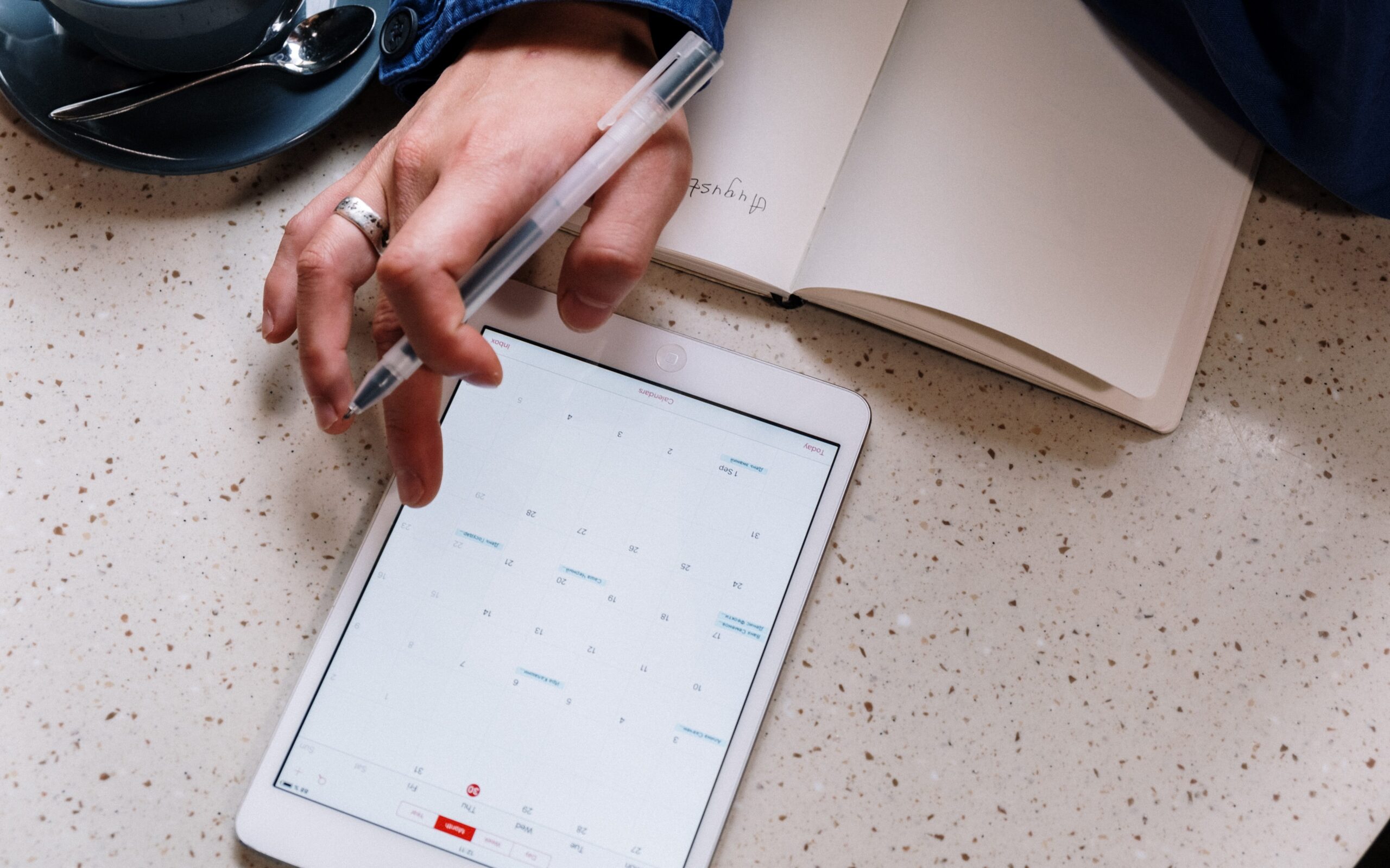 google calendar, weekly planning checklist