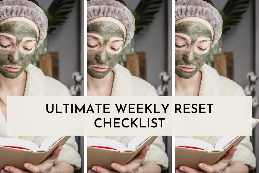 weekly reset checklist