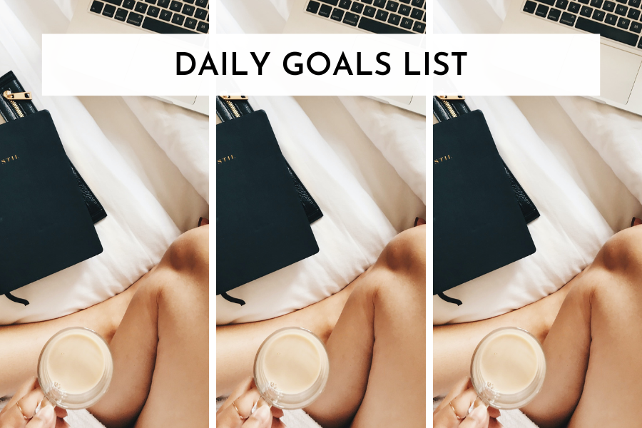 daily goals list