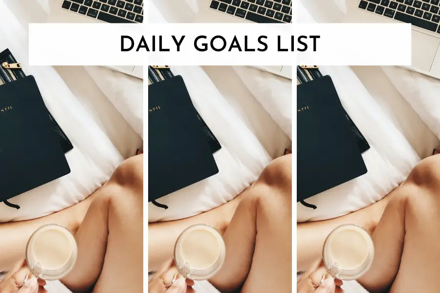 daily goals list