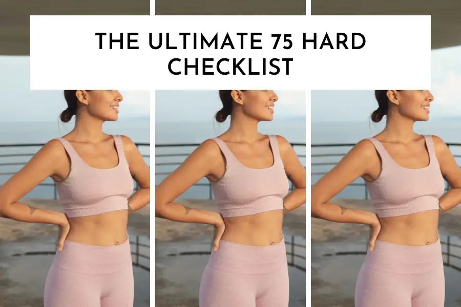 75 hard checklist